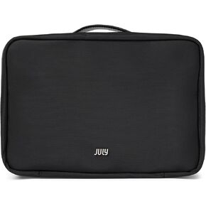 Hanging Toiletry Bag with Hidden Hook, Clear & Leak-Resistant PVC Pocket, Toothbrush Tab, Water-Resistant Nylon and Leather Trims - Travel Essentials Bag, Bathroom Travel Organizer - Black in Saudi Arabia