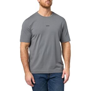 BOSS Men's Small Chest Logo Regular Fit Cotton T-Shirt in Kuwait