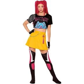 زي Spirit Halloween KPop Demon Hunters Adult Mira، مرخص رسميًا، زي Pop Idol الكوري، راقص رئيسي in Kuwait