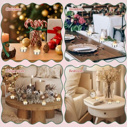 20pcs Tea Light Tins Cups Decorative Scented Candle Cups, Silver Metal Empty Case Candle Wax Containers DIY Making Supplies for Christmas Wedding Table Decoration in Saudi Arabia