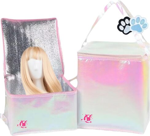 Collapsible Wig and Fursuit Bag, Waterproof and Sun-Protected, Easy Carry for Cosplay Outfits in Saudi Arabia