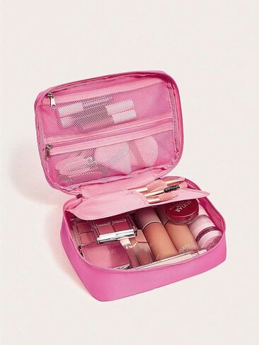 1PC Travel Makeup Brush Case – Waterproof Cosmetic Organizer with Detachable Compartments – Multi-Layer Storage for Brushes in Saudi Arabia