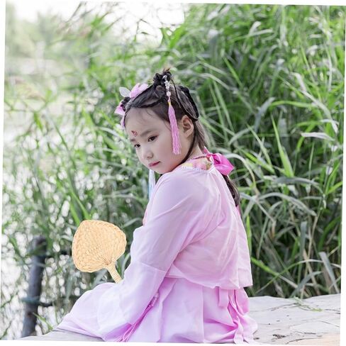 Zerodeko Palm Leaf Hand Fan Dance Fan Hawaiian Handheld Fans Hand Fans for Women Hand Held Fans Boho Fans Music Festival Fan Palm Leaf Fan Asian Fans Handheld Chinese Woven Fan Beige in Saudi Arabia
