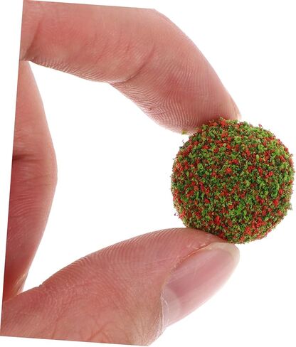 10pcs Artificial Shrubs Balls Simulation Cluster Balls for Micro Landscape Model Railway Tabletop Decor in Saudi Arabia