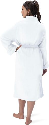 NCAA Texas Longhorns Adult Unisex Silk Touch Bathrobe, Small/Medium, White, Officially Licensed Loungewear, Soft Plush Polyester in Saudi Arabia