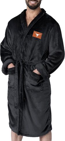NCAA Texas Longhorns, Silk Touch Bathrobe, L/XL, Snipe Black in Saudi Arabia