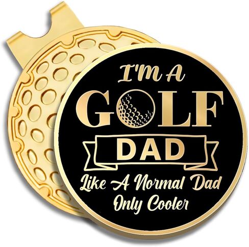 Best Husband Ever Black Gold Golf Ball Marker with Magnetic Hat Clip, Funny Golf Gifts and Accessories for Men Dad Father Him Husband, Birthday Valentine's Day Gift for Golf Fan Golfer in Kuwait