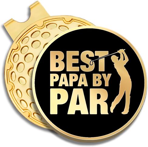 Best Husband Ever Black Gold Golf Ball Marker with Magnetic Hat Clip, Funny Golf Gifts and Accessories for Men Dad Father Him Husband, Birthday Valentine's Day Gift for Golf Fan Golfer in Kuwait