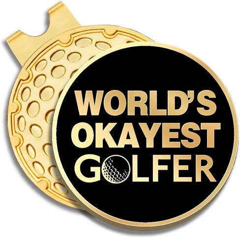 Best Husband Ever Black Gold Golf Ball Marker with Magnetic Hat Clip, Funny Golf Gifts and Accessories for Men Dad Father Him Husband, Birthday Valentine's Day Gift for Golf Fan Golfer in Kuwait