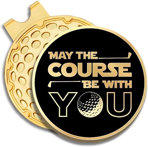 Best Husband Ever Black Gold Golf Ball Marker with Magnetic Hat Clip, Funny Golf Gifts and Accessories for Men Dad Father Him Husband, Birthday Valentine's Day Gift for Golf Fan Golfer in Kuwait