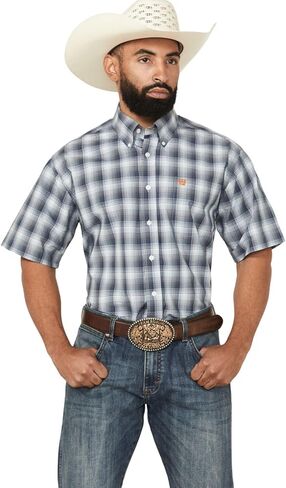 Cinch Western Shirt Mens S/S Button Multi in Saudi Arabia