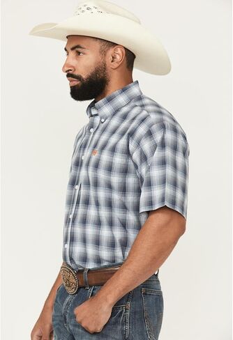 Cinch Western Shirt Mens S/S Button Multi in Saudi Arabia