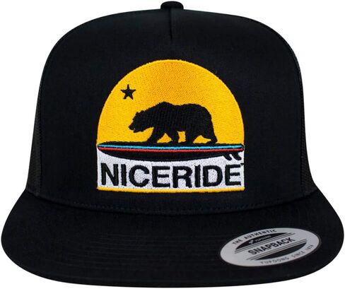 Golden Bear Classic Snapback Trucker Hat Black | Premium Embroidered Logo | Men’s & Women’s Everyday Lifestyle Hat in Saudi Arabia