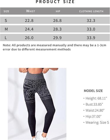Butt Lifting Leggings Women High-Waisted Gradient Shaping Pants Workout Gym Yoga Activewear in Saudi Arabia