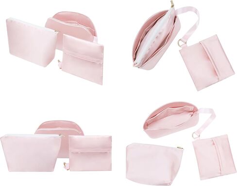 Silky Purse Insert Organizer 3-Set for Bolide Bags, Silk Touch Bag Organizer, Luxury Handbag Shaper,Lightweight (Mini, Pink) in Saudi Arabia