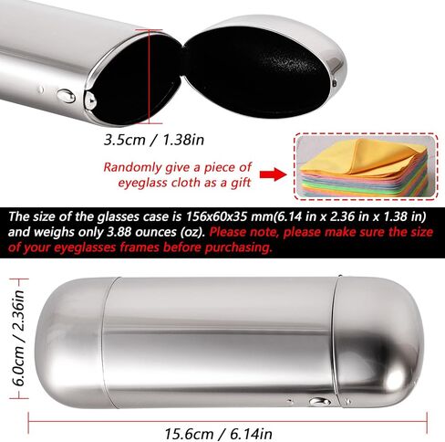 Small Frame Myopia Glasses Metal Eyeglasses Box, Please Confirm Your Eyeglass Frame Size Before Purchasing. in Saudi Arabia