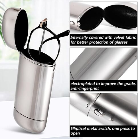 Small Frame Myopia Glasses Metal Eyeglasses Box, Please Confirm Your Eyeglass Frame Size Before Purchasing. in Saudi Arabia