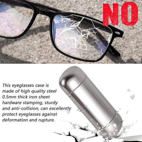 Small Frame Myopia Glasses Metal Eyeglasses Box, Please Confirm Your Eyeglass Frame Size Before Purchasing. in Saudi Arabia