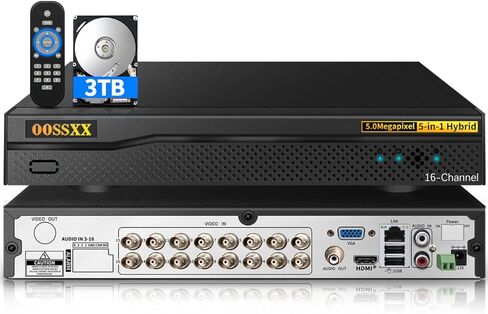 32-Channel 5.0 Megapixel NVR Network Video Recorder, Supports up to 32 x 5MP IP Cameras Max 8 TB Hard Drive (HDD Not Included) in Kuwait