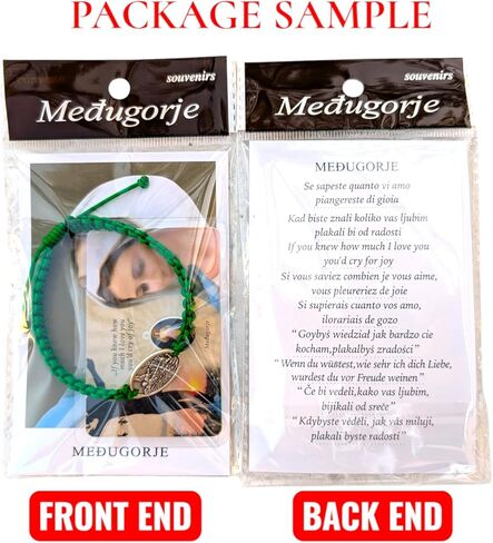 St Michael Archangel Bracelet/Guardian Angel Medal/Adjustable Green Christian Bracelet in Saudi Arabia