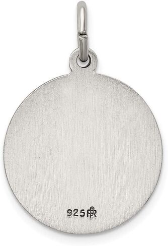 Men's 925 Sterling Silver Caridad del Cobre Medal Pendant Fine Jewelry for Men Gifts for Him in Saudi Arabia