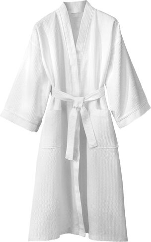 Diamond Kimono Robe - White - One Size in Saudi Arabia