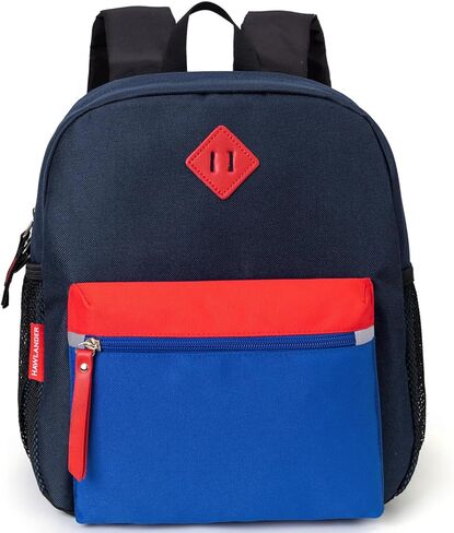 HawLander Little Kids Backpack for Boys or Girls, Toddler School Bag Fits 3 to 6 years old, D Green Blue, 15 Inch in Saudi Arabia