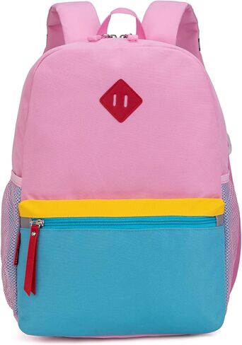 HawLander Little Kids Backpack for Boys or Girls, Toddler School Bag Fits 3 to 6 years old, D Green Blue, 15 Inch in Saudi Arabia