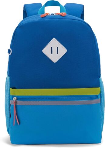 HawLander Little Kids Backpack for Boys or Girls, Toddler School Bag Fits 3 to 6 years old, D Green Blue, 15 Inch in Saudi Arabia