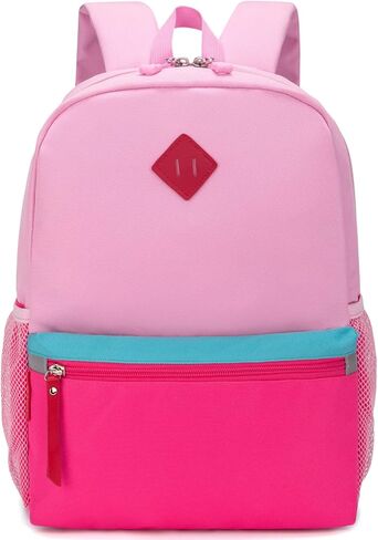 HawLander Little Kids Backpack for Boys or Girls, Toddler School Bag Fits 3 to 6 years old, D Green Blue, 15 Inch in Saudi Arabia