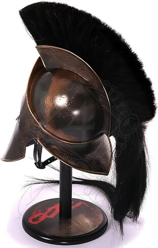 King Leonidas Spartan Armor Helmet | Ancient Warrior 300 Movie Spartan Helmet for LARP and Cosplay | Halloween Costume for Men in Saudi Arabia