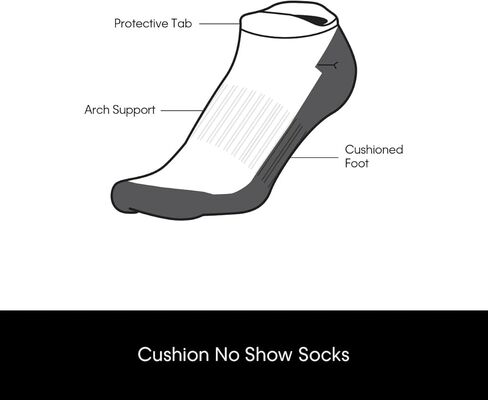Calvin Klein Men's No Show Socks - 6 Pack Performance Cushion Tab Low Cut for Sneakers Loafers Boat Shoes Size: Size in Saudi Arabia