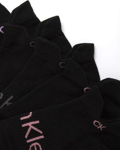 Calvin Klein Men's No Show Socks - 6 Pack Performance Cushion Tab Low Cut for Sneakers Loafers Boat Shoes Size: Size in Saudi Arabia