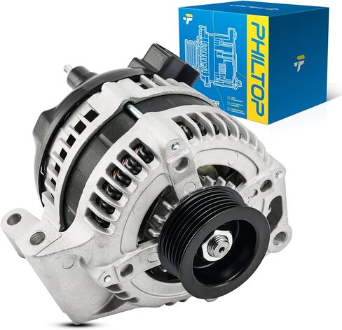 PHILTOP Alternator Compatible with Chevy Colorado 07-08 All Model/09-12 2.9L 3.7L, Hummer H3 07/08-10 3.7L, H3T 09-10 3.7L, Canyon 07-08 09-12 2.9L 3.7L Replace 11148N 12V 125Amp CW S6 6-Groove Pulley in Saudi Arabia