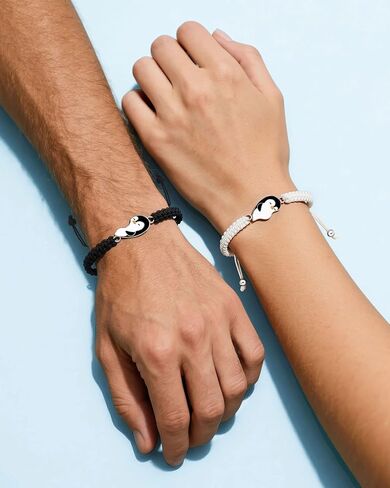 UNGENT THEM Forever Together - Matching Cute Penguin Couples Bracelets Christmas Anniversary Birthday I Love You Gifts for Women Men in Saudi Arabia