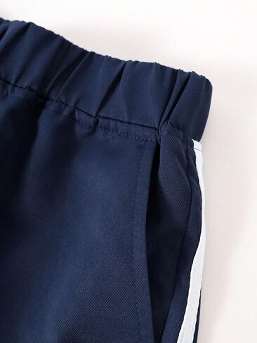 1 Piece Boys' Teenage Retro Casual Street Style Stylish Casual Straight-Leg Cargo Pants with Side in Saudi Arabia