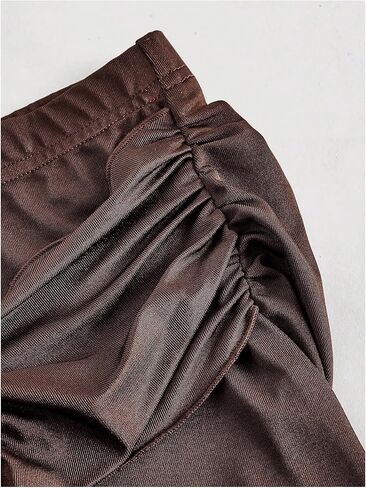 Verdusa Women's Plus Size Western Y2k Metal Tie Wrap Long Skirts Vintage Asymmetrical Flowy Skirt in Saudi Arabia