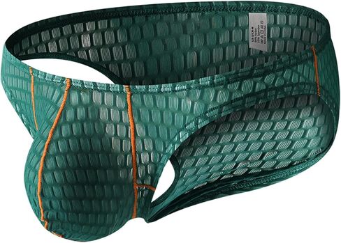 WINDAY Men's Briefs Lace Mesh Low Rise Bikini Briefs Soft Breathable Underwear in Saudi Arabia