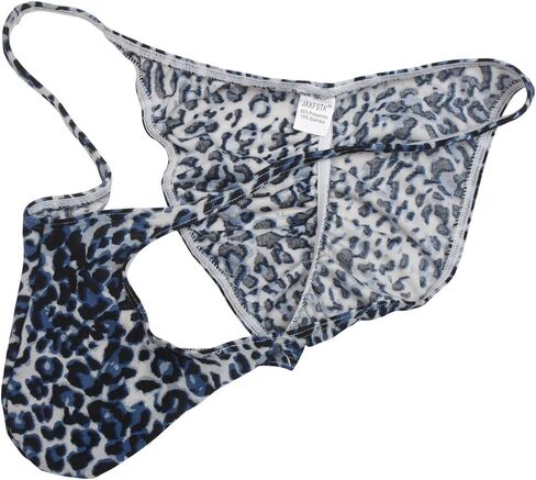 OROCOJUCO Men Leopard Bikini Briefs Whale Tail Back Underwear Pouch Mini Briefs in Saudi Arabia