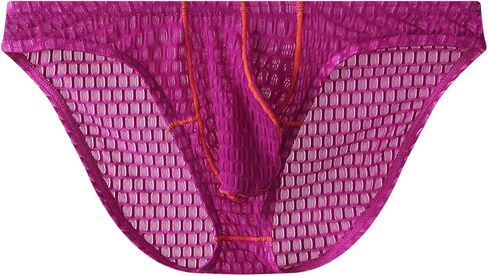 WINDAY Men's Briefs Lace Mesh Low Rise Bikini Briefs Soft Breathable Underwear in Saudi Arabia