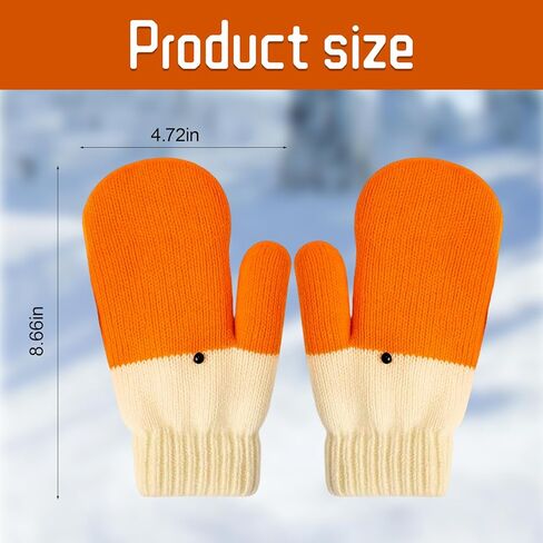 قفازات الإوز السخيفة، قفازات دافئة ومريحة للشتاء، تصميم ممتع للأنشطة الخارجية، مادة ناعمة لشعور مريح in Kuwait