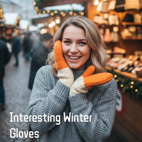 قفازات الإوز السخيفة، قفازات دافئة ومريحة للشتاء، تصميم ممتع للأنشطة الخارجية، مادة ناعمة لشعور مريح in Kuwait