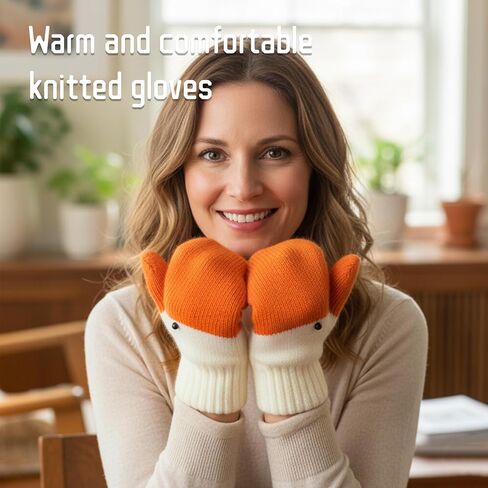 قفازات الإوز السخيفة، قفازات دافئة ومريحة للشتاء، تصميم ممتع للأنشطة الخارجية، مادة ناعمة لشعور مريح in Kuwait