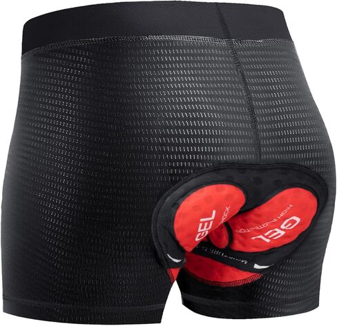 Niksa Cycling Underwear Men Absorbent, 5D Padded Gel Bike Shorts Men, Breathable Bike Liner Shorts for Mountain Biking in Saudi Arabia