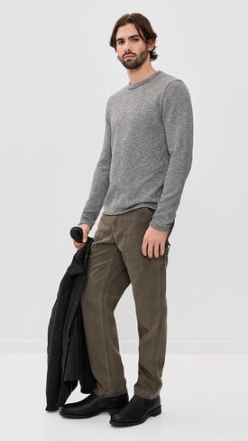 Billy Reid Men's Tuck Stripe Crew in Saudi Arabia