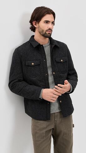 Billy Reid Men's Tuck Stripe Crew in Saudi Arabia