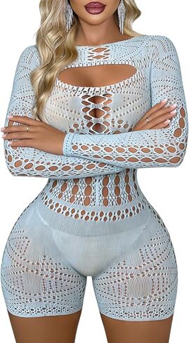 امرأة الملابس الداخلية bodysuit fishnet bodystocking مثير لباس ضيق in Kuwait