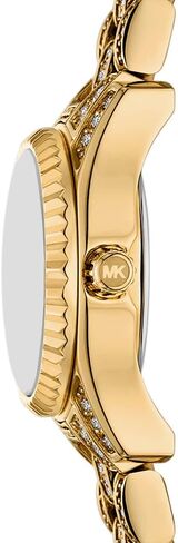 Michael Kors Women's Lexington Three-Hand Gold-Tone Stainless Steel Watch (Model: MK4980) in Saudi Arabia