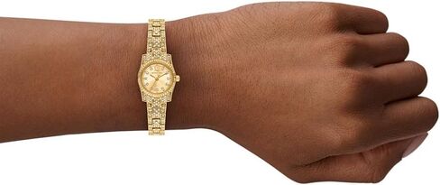 Michael Kors Women's Lexington Three-Hand Gold-Tone Stainless Steel Watch (Model: MK4980) in Saudi Arabia