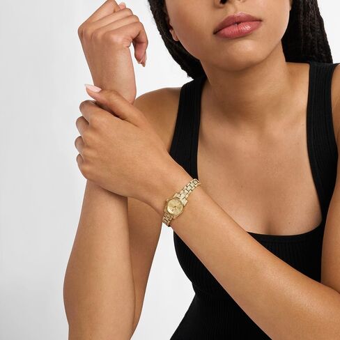Michael Kors Women's Lexington Three-Hand Gold-Tone Stainless Steel Watch (Model: MK4980) in Saudi Arabia